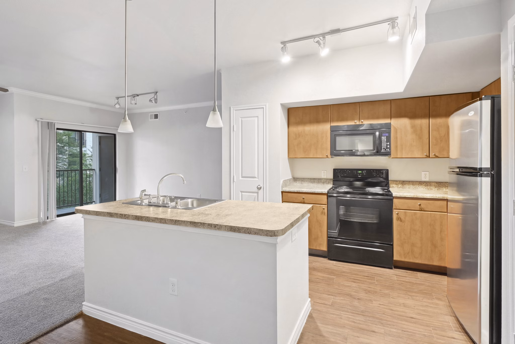 kitchen at Aventura Bellevue Apartments