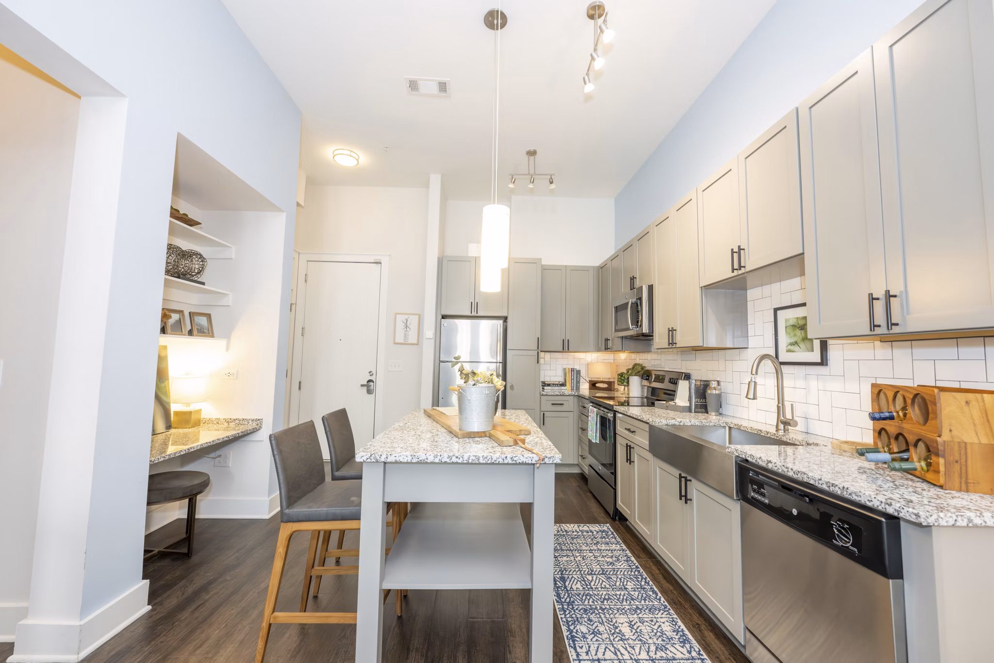 kitchen at Ellison on Broad Apartments 