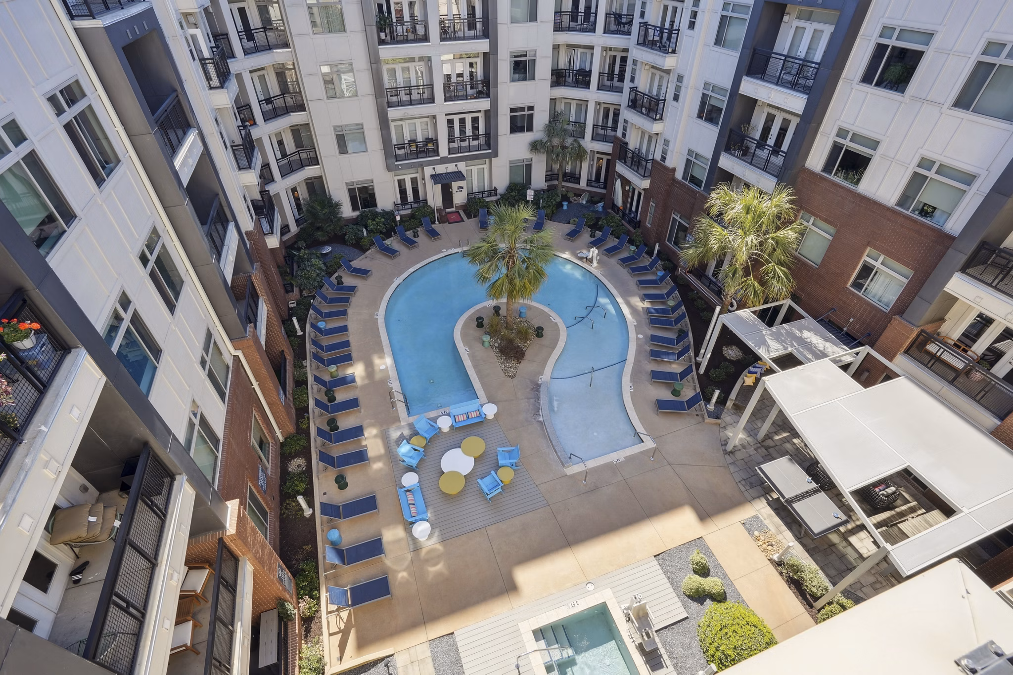 pool at Ellison on Broad Apartments 