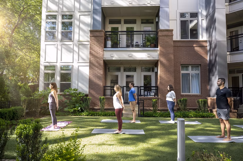 recreational area at Ellison on Broad Apartments 