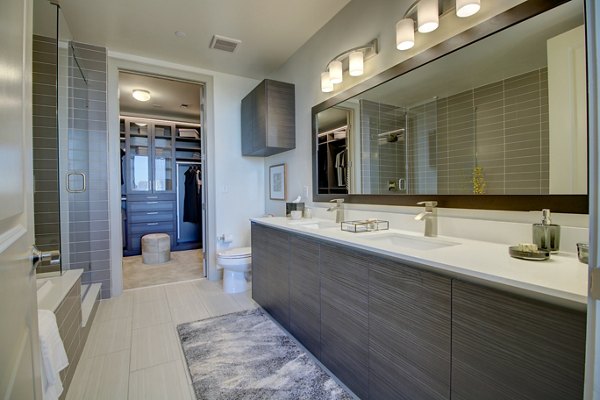 bathroom at The Southmore Apartments