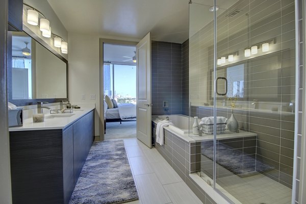 bathroom at The Southmore Apartments