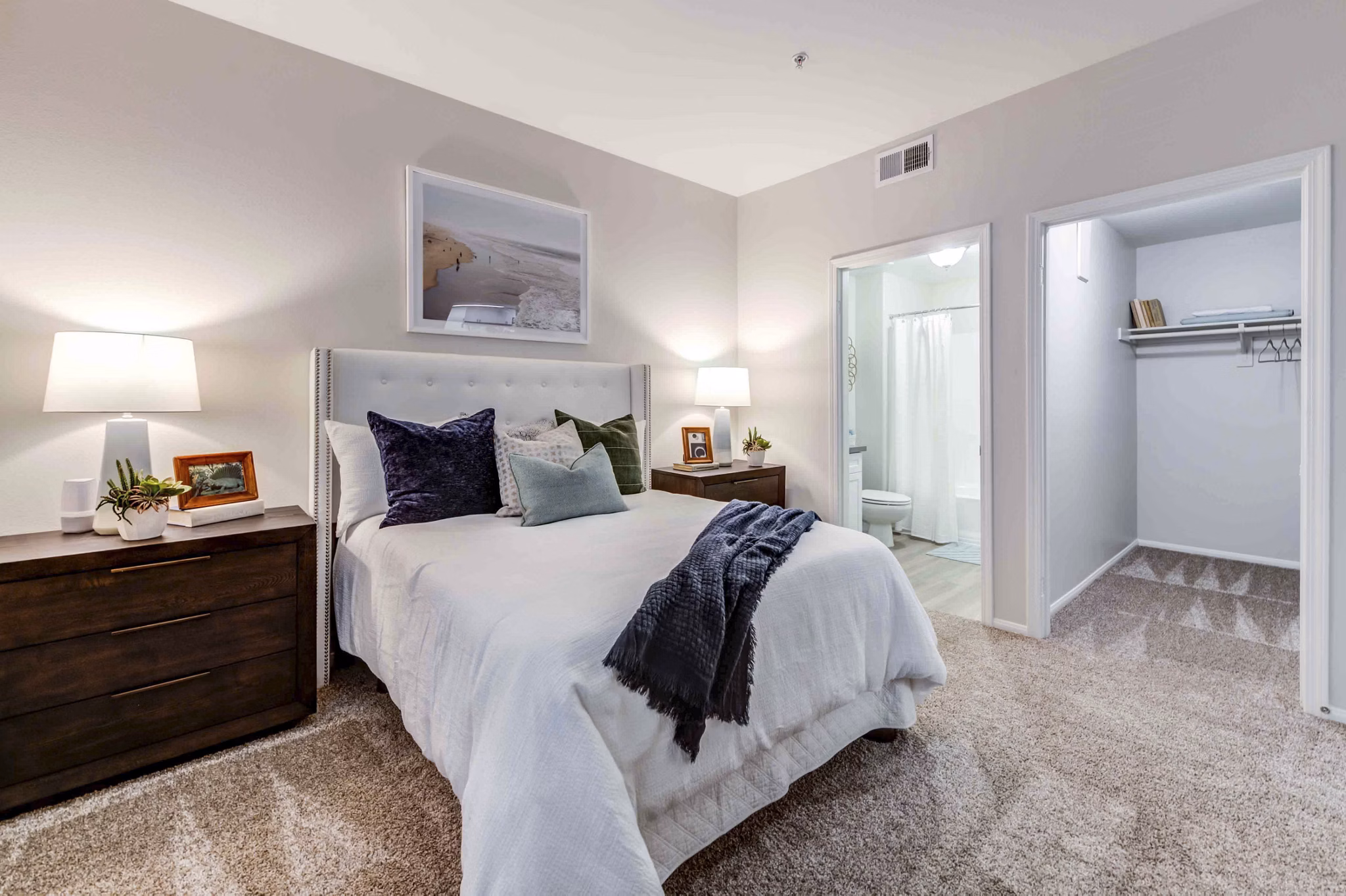 bedroom at Cape May at Harveston Apartments