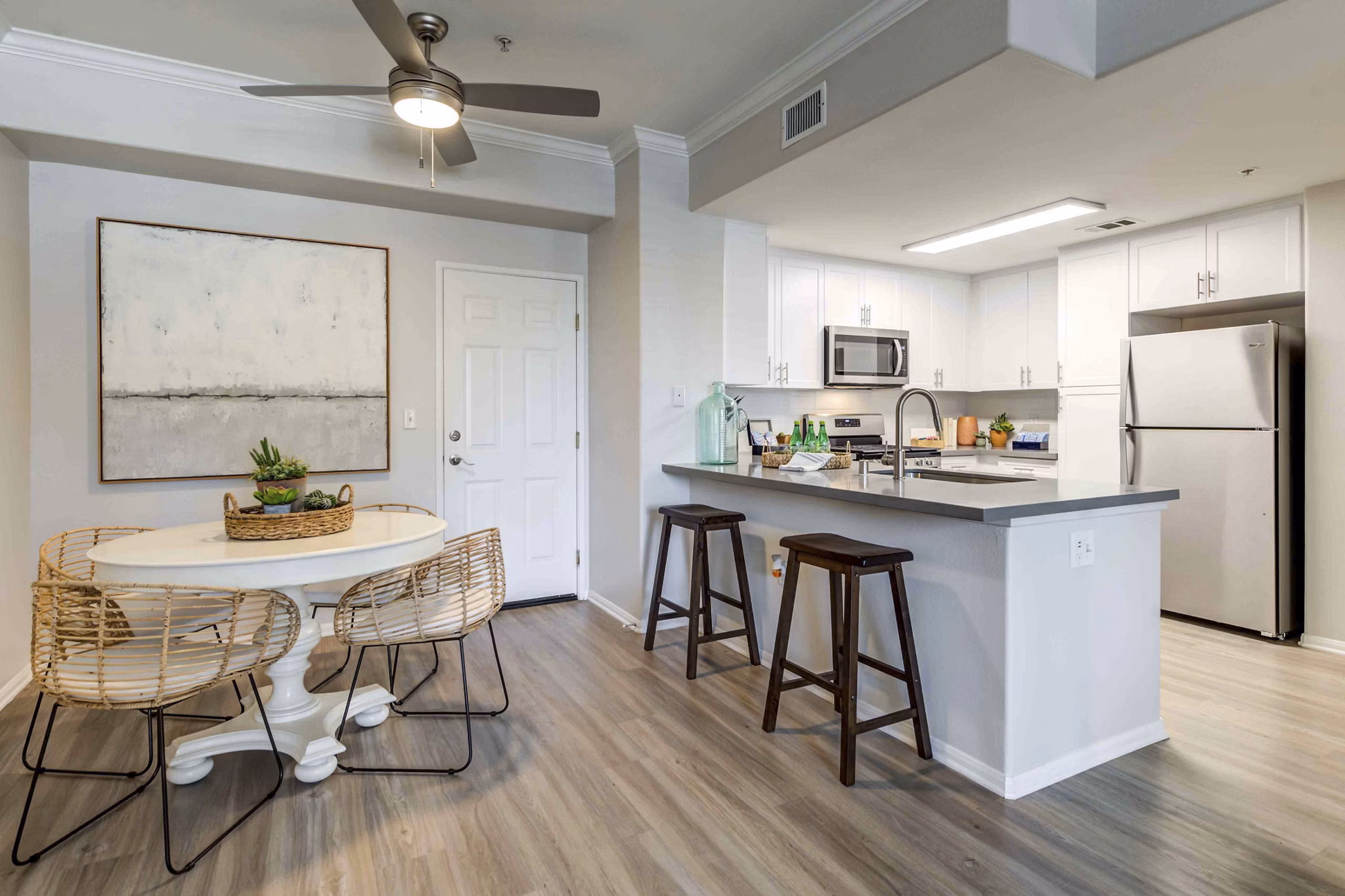 kitchen at Cape May at Harveston Apartments