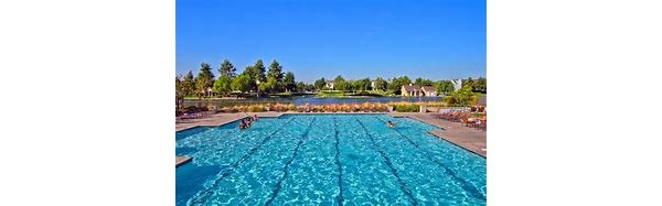 Serene poolside retreat at Cape May at Harveston luxury apartments offering relaxation and leisure