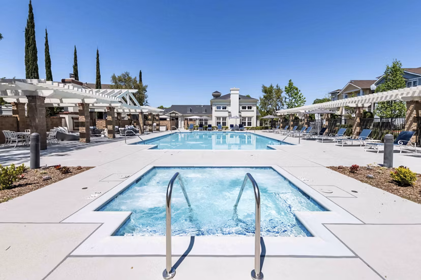 pool at Cape May at Harveston Apartments
