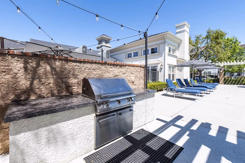 grill area at Cape May at Harveston Apartments