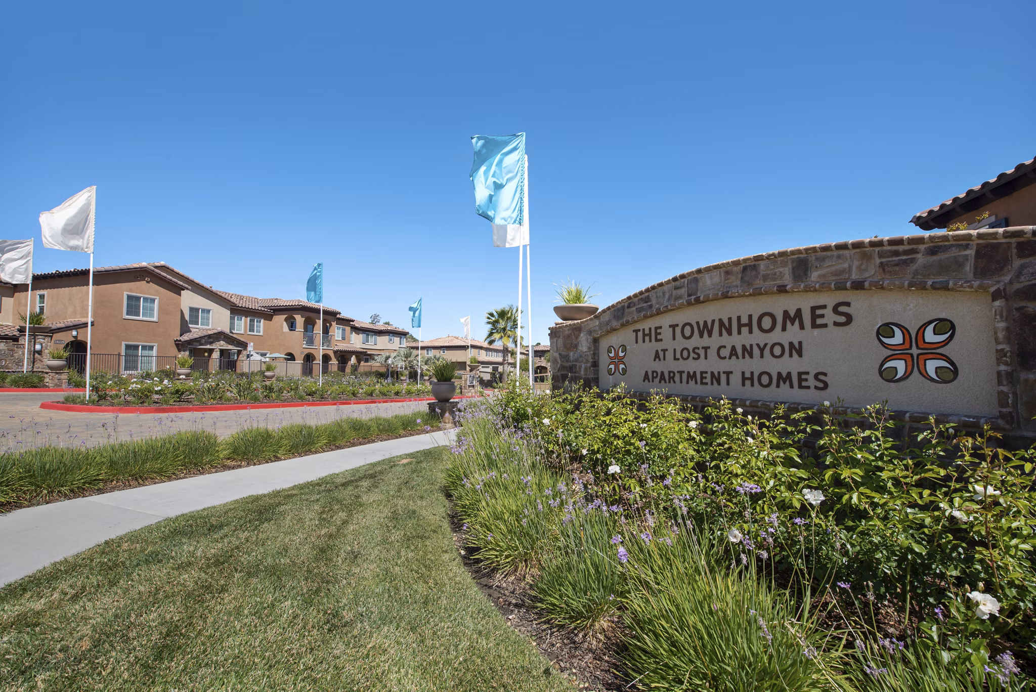 signage at Townhomes at Lost Canyon Apartments