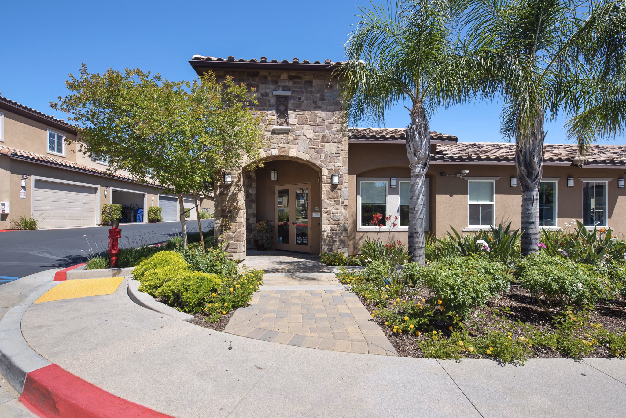 exterior at Townhomes at Lost Canyon Apartments