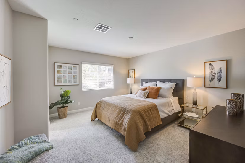 bedroom at Townhomes at Lost Canyon Apartments