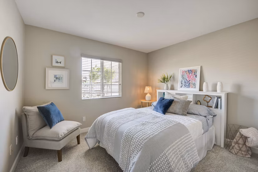 bedroom at Townhomes at Lost Canyon Apartments