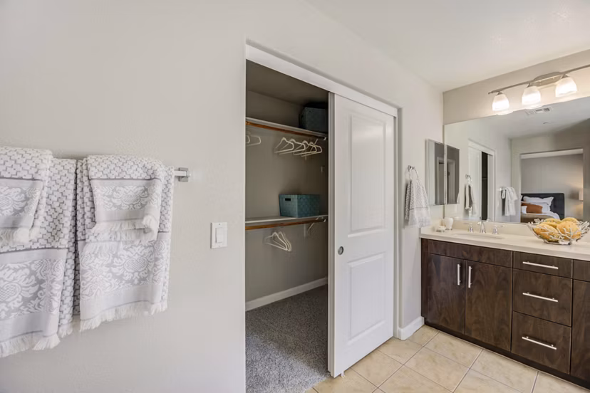bedroom at Townhomes at Lost Canyon Apartments