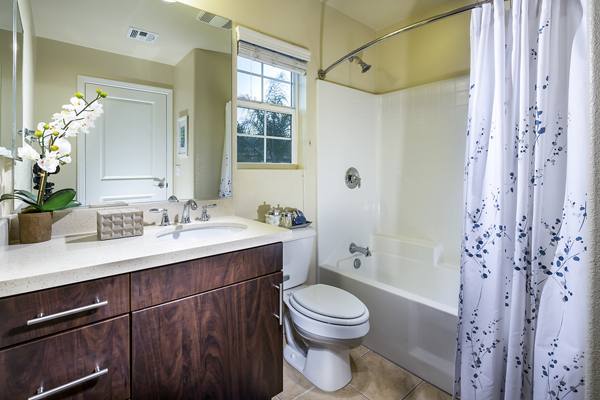 bathroom at Townhomes at Lost Canyon Apartments      