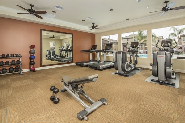 Modern kitchen with stainless steel appliances at Townhomes at Lost Canyon Apartments