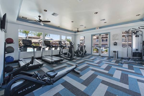 fitness center at Townhomes at Lost Canyon Apartments