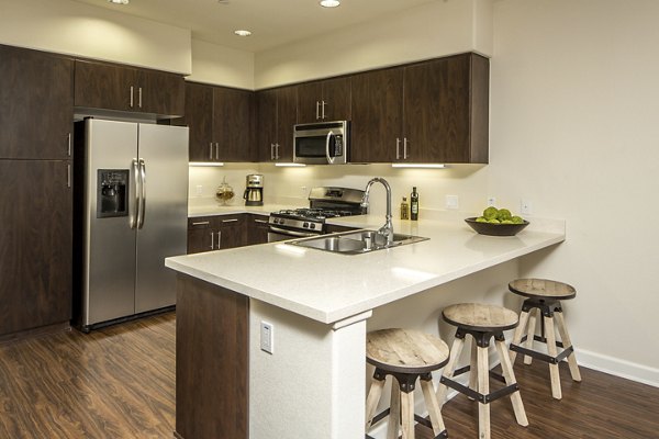 kitchen at Townhomes at Lost Canyon Apartments