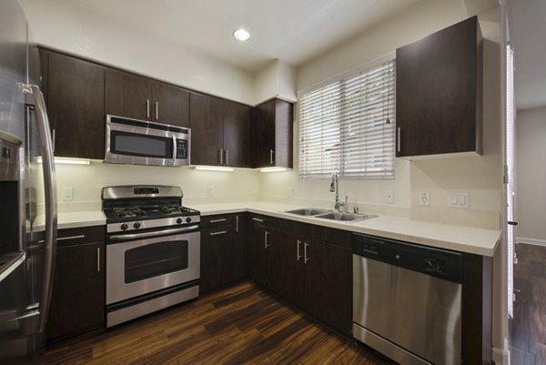 kitchen at Townhomes at Lost Canyon Apartments