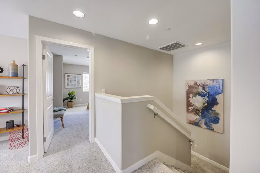 living room at Townhomes at Lost Canyon Apartments