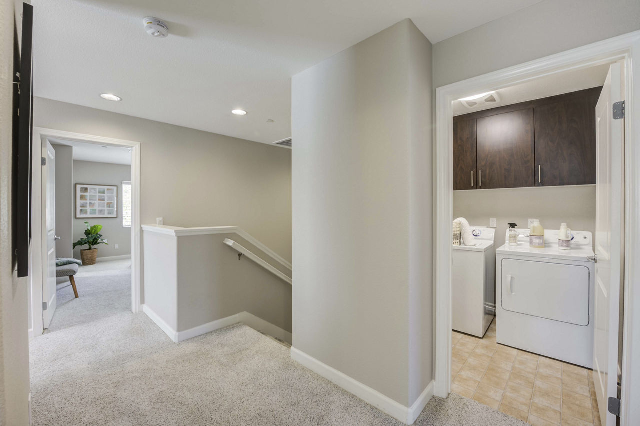 Laundry room at Townhomes At Lost Canyon Apartments