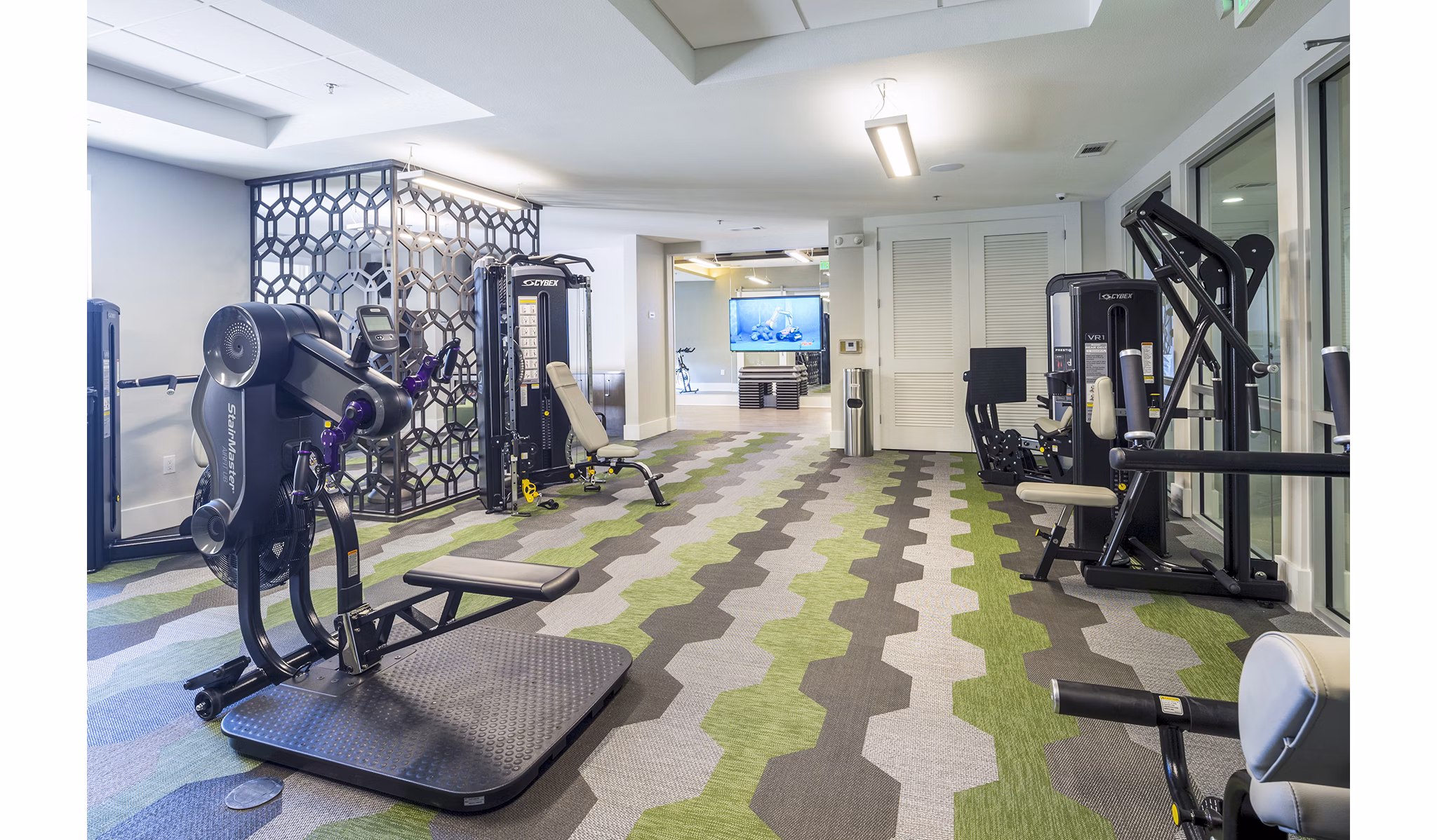 fitness center at Overture Sugar Land           