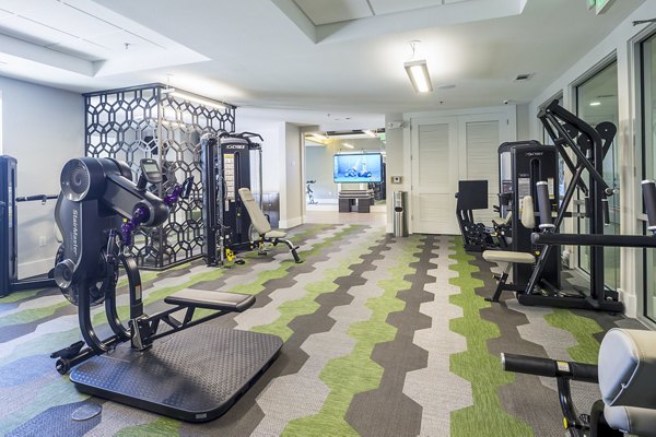 fitness center at Overture Sugar Land           