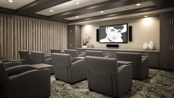 theater rendering at Overture Sugar Land Apartments
