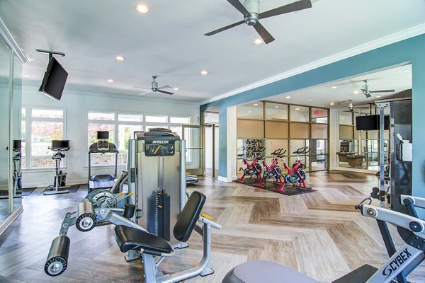fitness center at Avana North Point Apartments