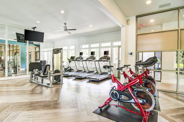 fitness center at Avana North Point Apartments
