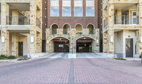 parking garage at Landmark on Lovers Apartments          