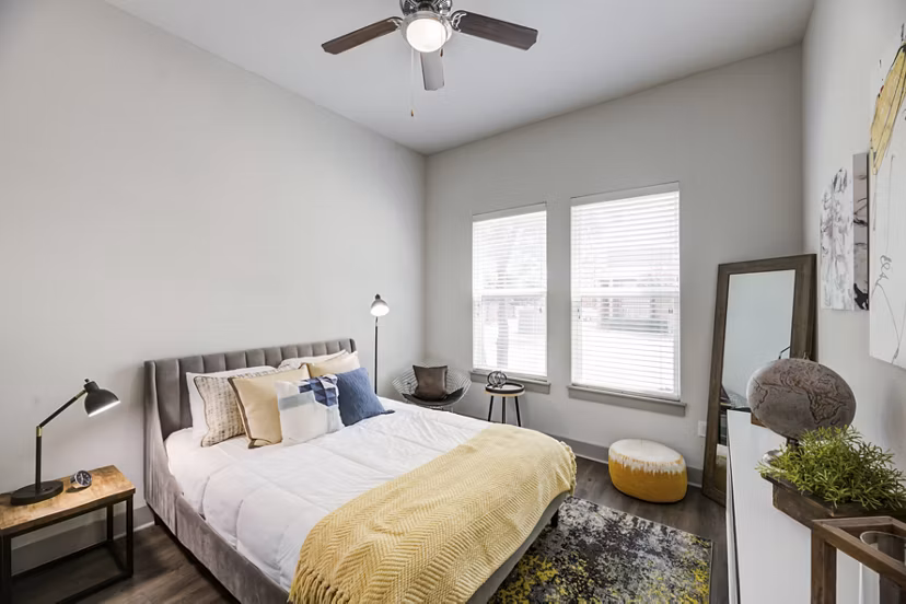 bedroom at Landmark on Lovers Apartments