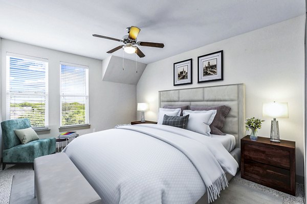 bedroom at Landmark on Lovers Apartments