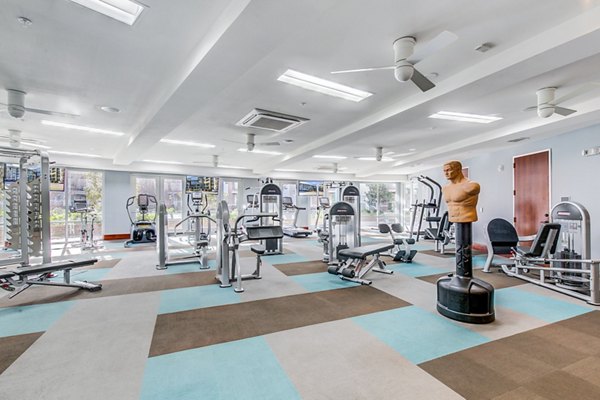 State-of-the-art fitness center at Landmark on Lovers Apartments with modern equipment and spacious workout areas