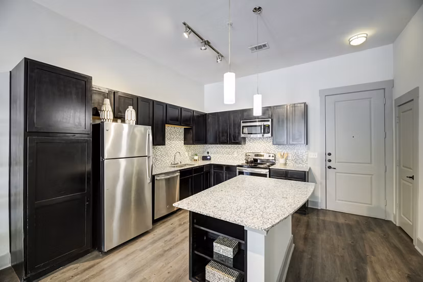 kitchen at Landmark on Lovers Apartments