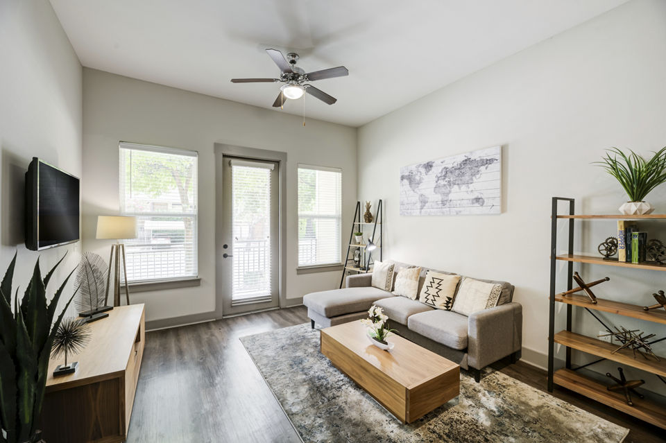 living room at Landmark on Lovers Apartments