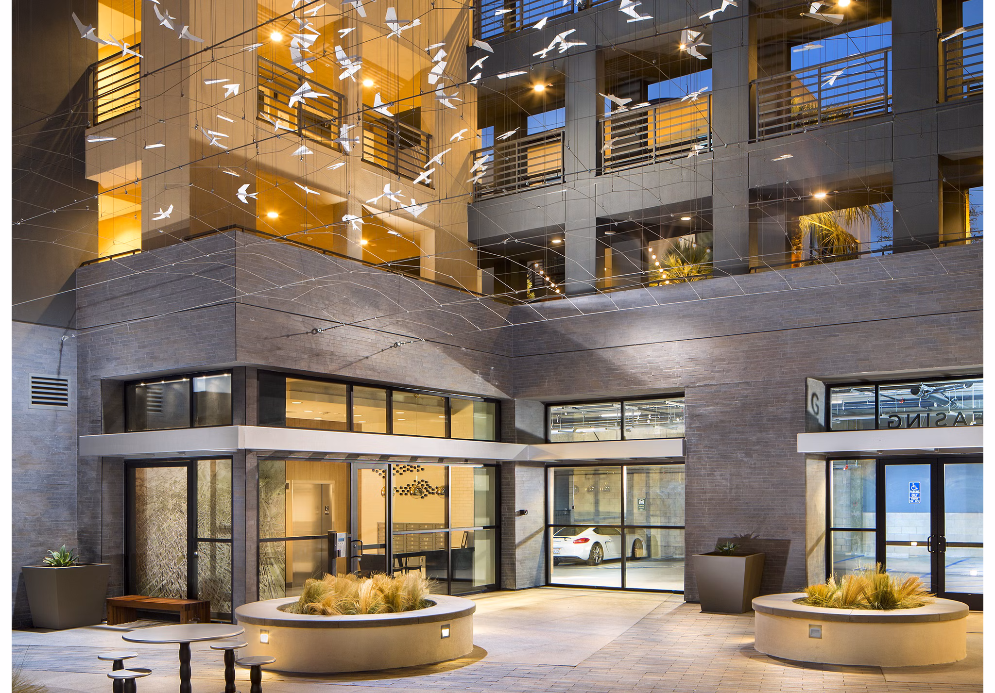 exterior at The Hudson Apartments