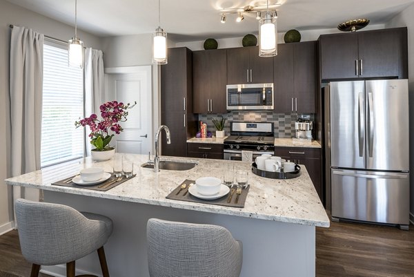 kitchen at Overture Fair Ridge Apartments                        