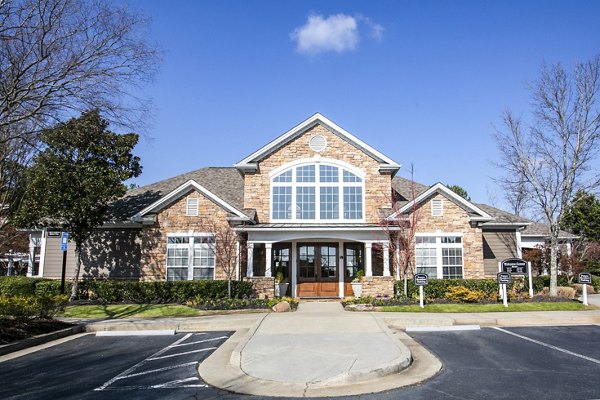 Clubhouse featuring elegant design at Andover at Johns Creek Apartments