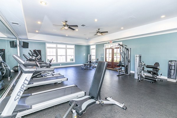 fitness center at Andover at Johns Creek Apartments