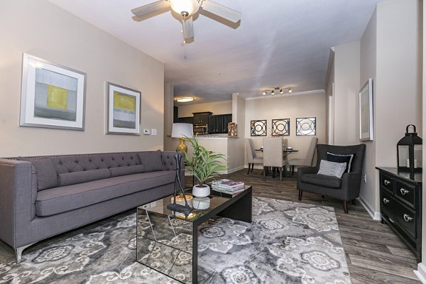 living room at Andover at Johns Creek Apartments