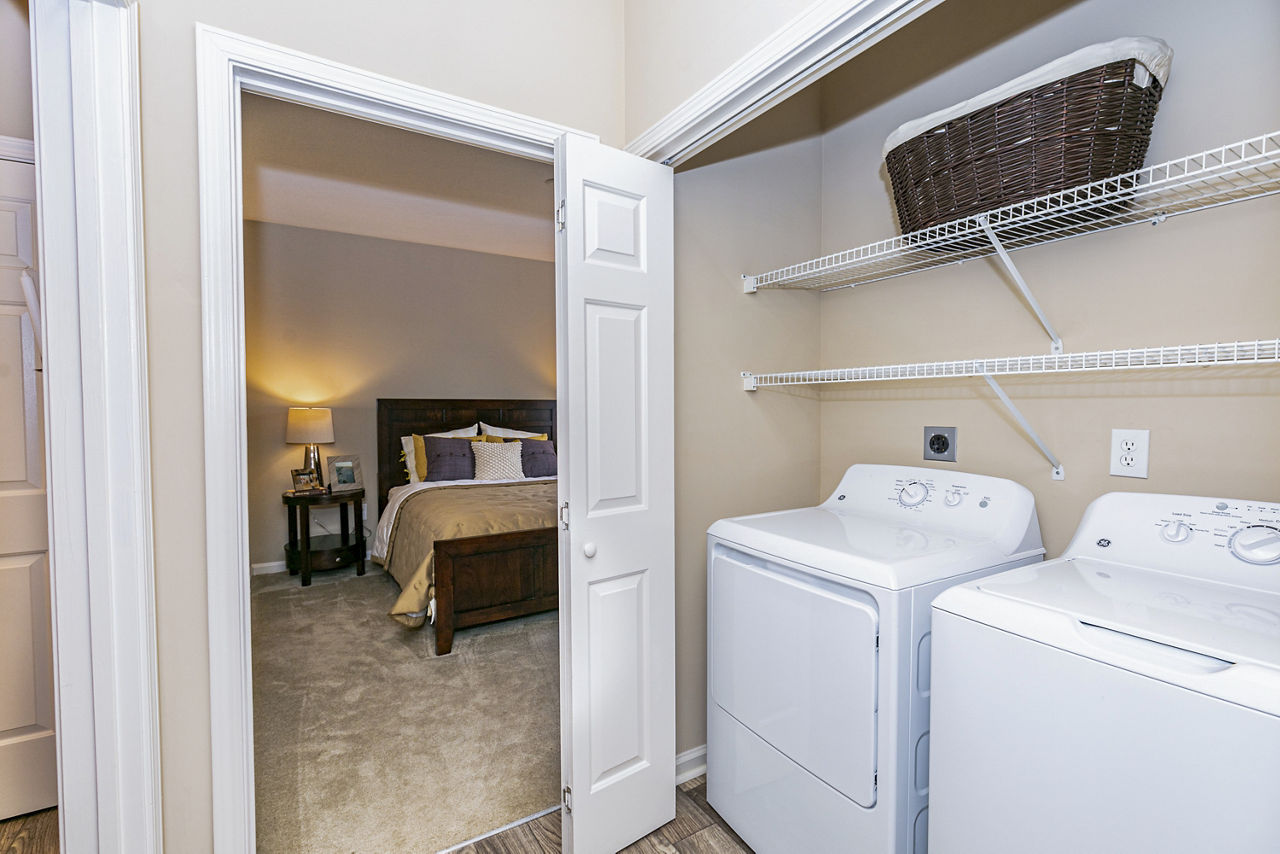 Laundry room at Andover At Johns Creek