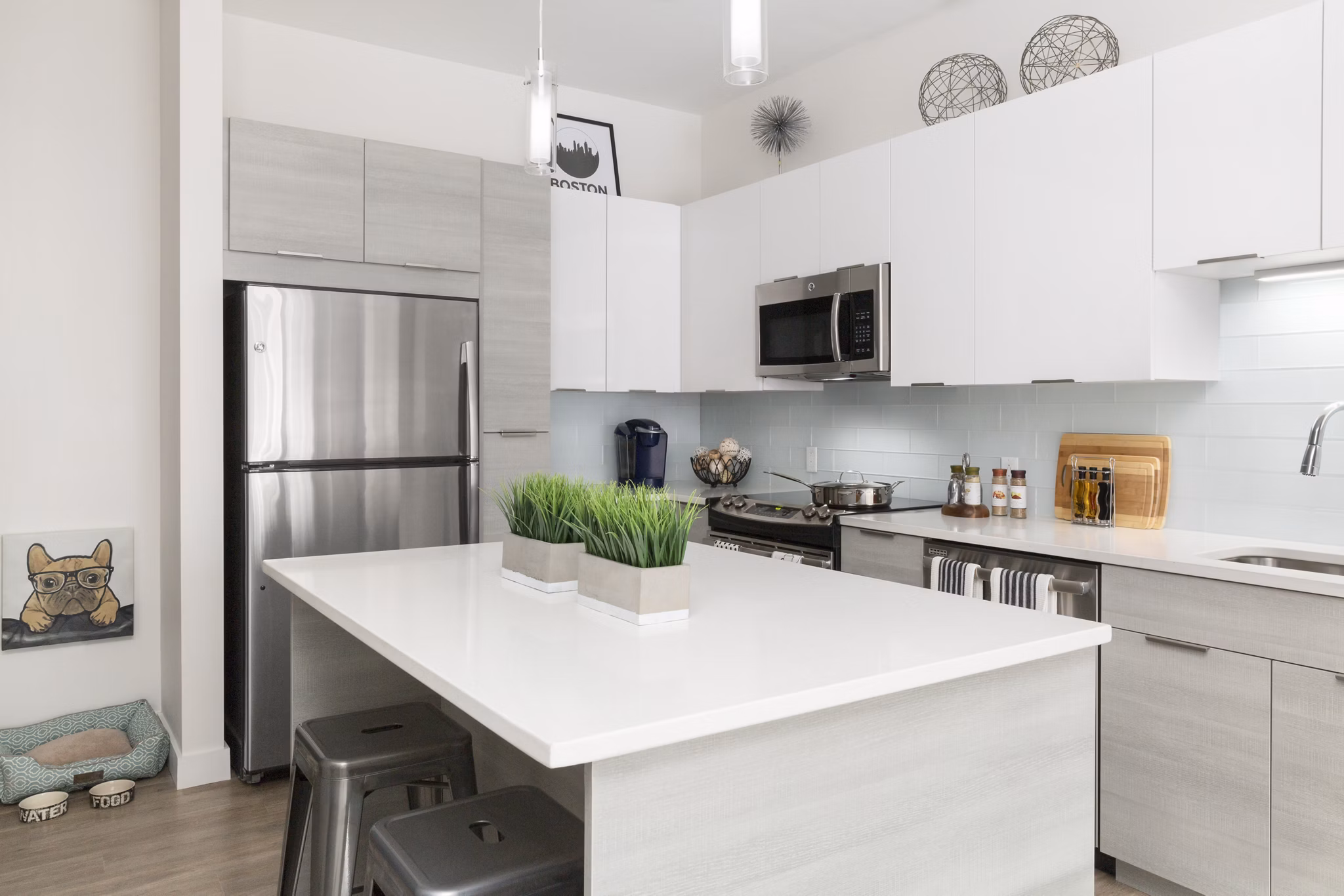kitchen at Montaje Apartments