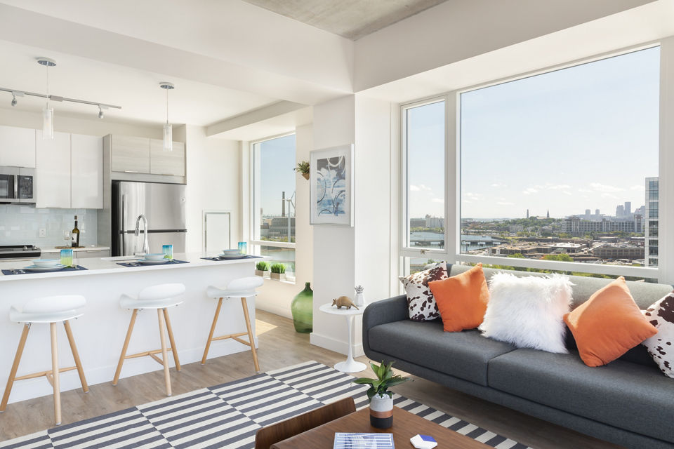 living room at Montaje Apartments