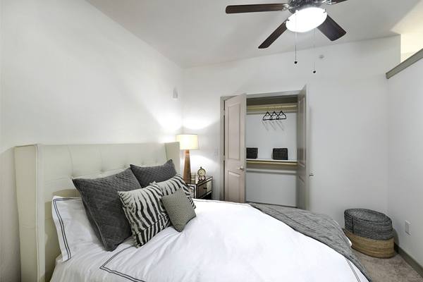 bedroom at West Koenig Flats Apartments