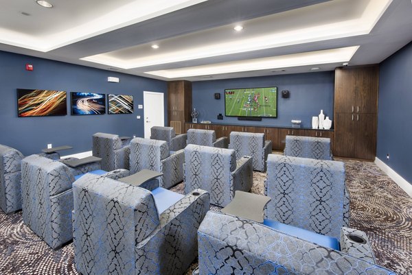 Stylish clubhouse with cozy seating areas at Overture Buckhead South Apartments