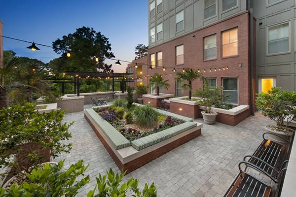 patio at The Haynes House
