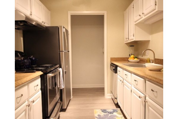 kitchen at CP Waterfront Apartments