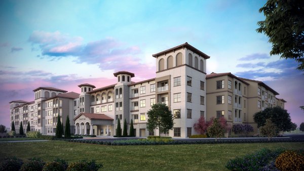 exterior rendering at Overture Stone Oak Apartments