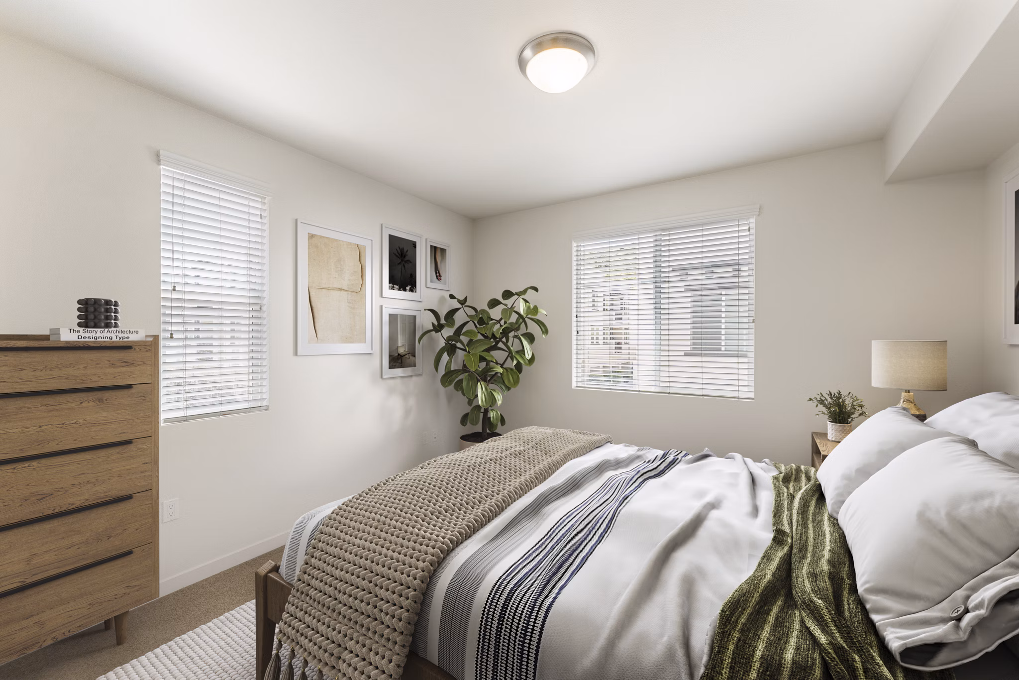 Bedroom at Solaire Apartments