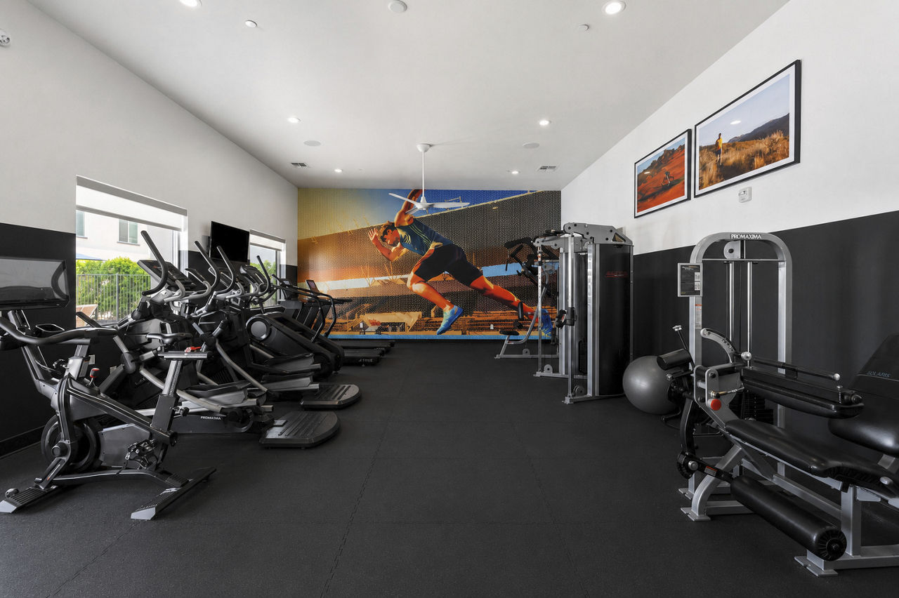 Gym at Solaire Apartments (2 of 2)