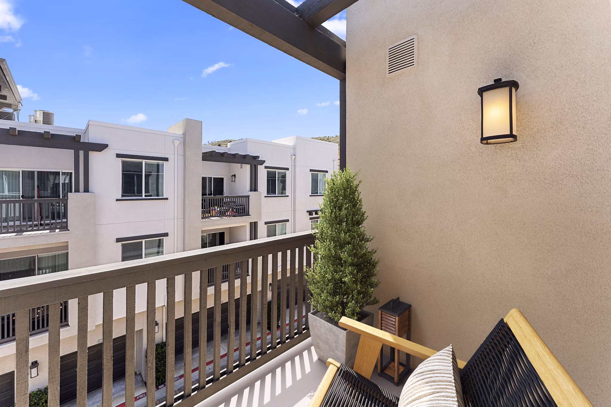 Patio at Solaire Apartments
